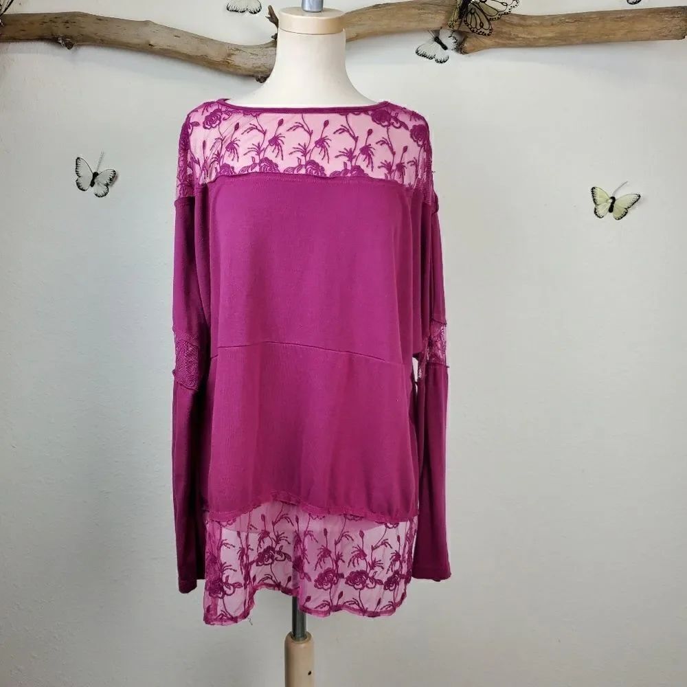 Weekend suzanne betro dark pink sweater tunic